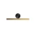 Kinkiet nowoczesny BOOGIE WALL złoty MD-7014 - Step Into Design